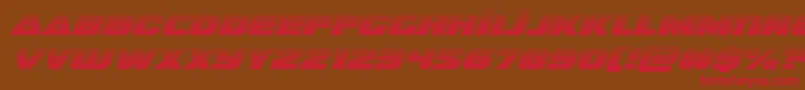 Police guardian2gradital – polices rouges sur fond brun