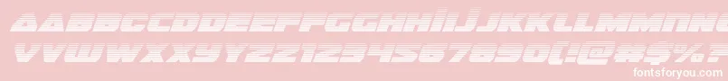 guardian2gradital Font – White Fonts on Pink Background