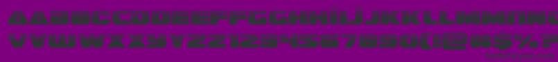 guardian2half Font – Black Fonts on Purple Background