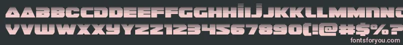 guardian2half Font – Pink Fonts on Black Background