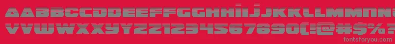 guardian2half Font – Gray Fonts on Red Background