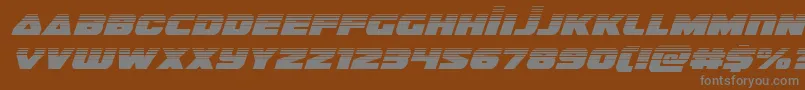 Шрифт guardian2halfital – серые шрифты на коричневом фоне