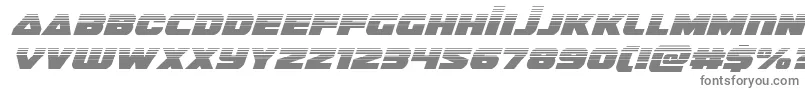 フォントguardian2halfital – 白い背景に灰色の文字