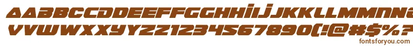 Шрифт guardian2ital – коричневые шрифты на белом фоне
