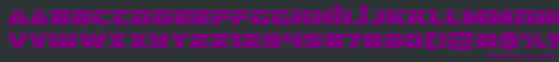 guardian2laser Font – Purple Fonts on Black Background