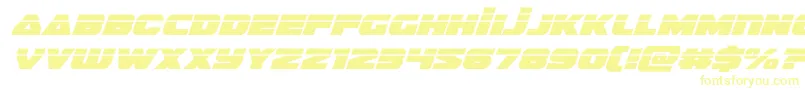 Шрифт guardian2laserital – жёлтые шрифты