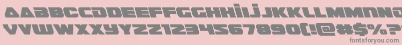 guardian2left Font – Gray Fonts on Pink Background