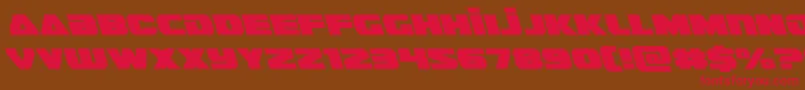 guardian2left Font – Red Fonts on Brown Background