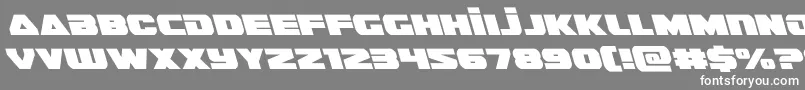 guardian2left Font – White Fonts on Gray Background