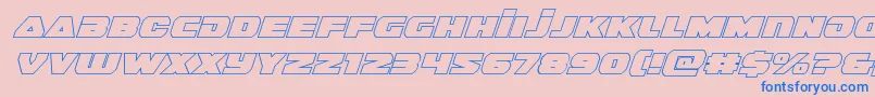 More about guardian2outital Font guardian2outital Font – Blue Fonts on Pink Background