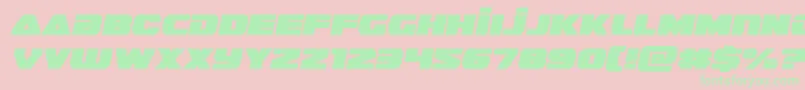 guardian2semital Font – Green Fonts on Pink Background