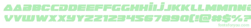 guardian2semital-Schriftart – Grüne Schriften auf weißem Hintergrund