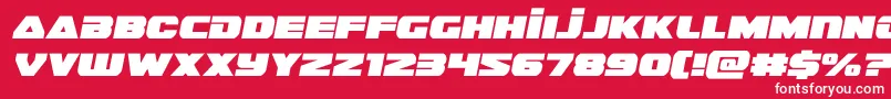 guardian2semital Font – White Fonts on Red Background