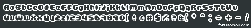 フォントGUB       – 黒い背景に白い文字