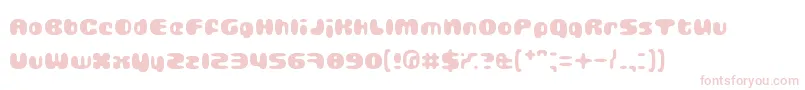 GUBBLA    Font – Pink Fonts on White Background