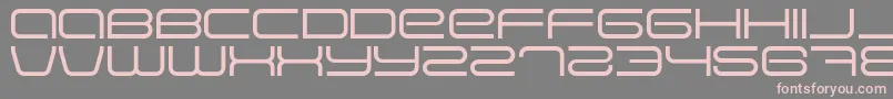 フォントEva – 灰色の背景にピンクのフォント