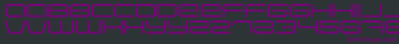 Eva Font – Purple Fonts on Black Background