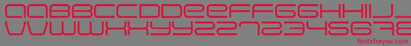 Eva Font – Red Fonts on Gray Background