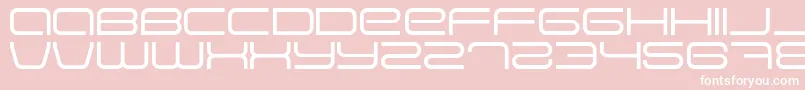 Eva Font – White Fonts on Pink Background