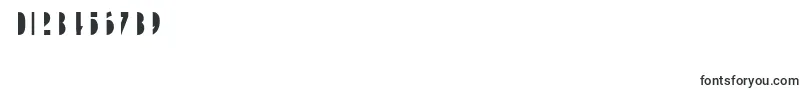 Gudariak Txano Font – Fonts for Numbers and Digits