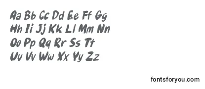 Обзор шрифта Gudnite italic