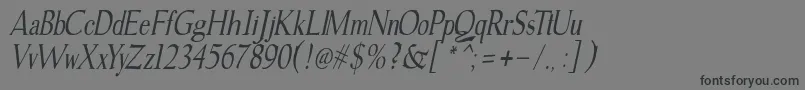 gudvayne italic Font – Black Fonts on Gray Background