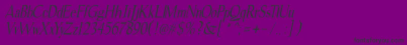 fuente gudvayne italic – Fuentes Negras Sobre Fondo Morado