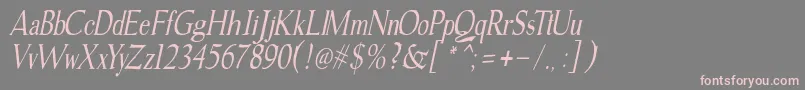 Saiba mais sobre a fonte gudvayne italic Fonte gudvayne italic – fontes rosa em um fundo cinza