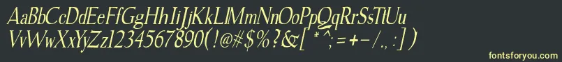 Saiba mais sobre a fonte gudvayne italic Fonte gudvayne italic – fontes amarelas em um fundo preto