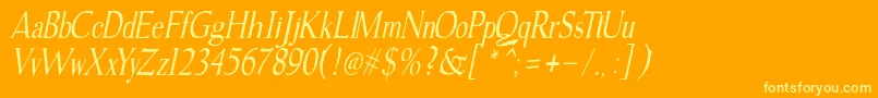 Lisätietoja gudvayne italic-fontista gudvayne italic-fontti – keltaiset fontit oranssilla taustalla