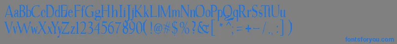 gudvayne Font – Blue Fonts on Gray Background