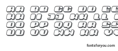 Guest3D Italic Font