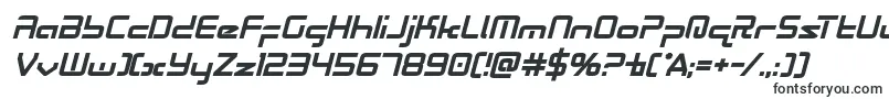 Radiospaceboldital Font – Eroded Fonts