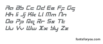 Review of the Radiospaceboldital Font