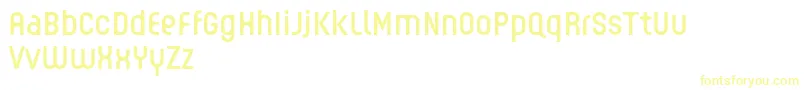 GUHLY Regular reduced Font – Yellow Fonts