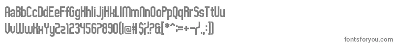 フォントGuilty Treasure – 白い背景に灰色の文字