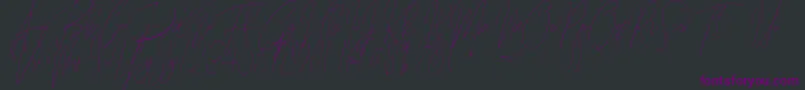 Guitarist Free Font – Purple Fonts on Black Background