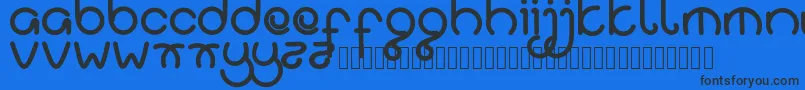Gulali regular-fontti – mustat fontit sinisellä taustalla