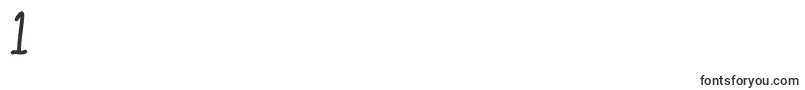 Gulali Font – Fonts for Digit 1