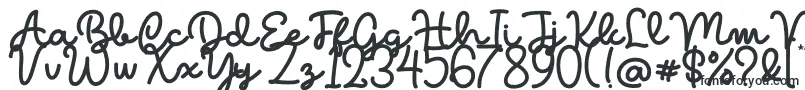 Gulali-fontti – Käsinkirjoitetut fontit