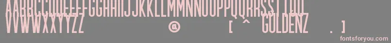GULDENZ Font – Pink Fonts on Gray Background