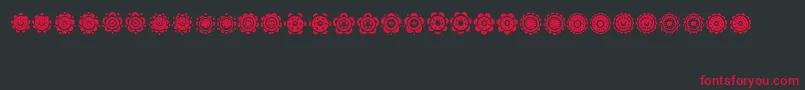 Gullar Font – Red Fonts on Black Background