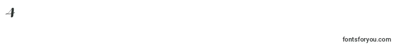 フォントGulya Script   – フォント数字4