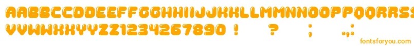 Gummy Font – Orange Fonts on White Background