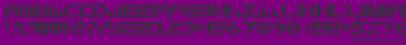 gunju   Font – Black Fonts on Purple Background