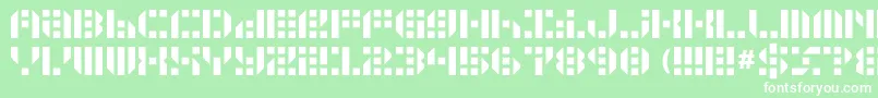 gunju   Font – White Fonts on Green Background