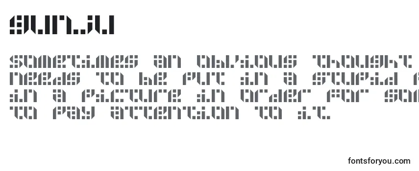 Обзор шрифта Gunju   (128740)