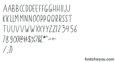 Gustisans Regular font – copperplate Fonts