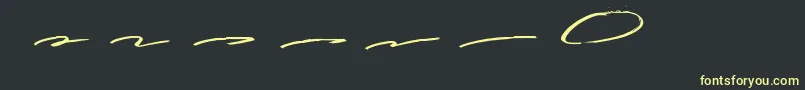 Guttenwell Swash Font – Yellow Fonts on Black Background