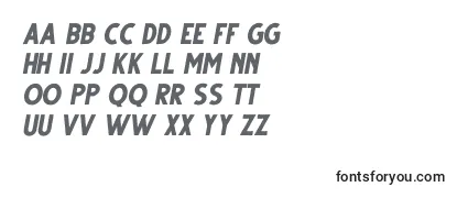 Шрифт Gutter Italic